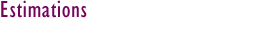Estimations